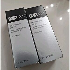 PCA Skin Anti-Redness Serum Correct Soothe Sensitive Skin 2 x 1 fl oz 29.5 mL